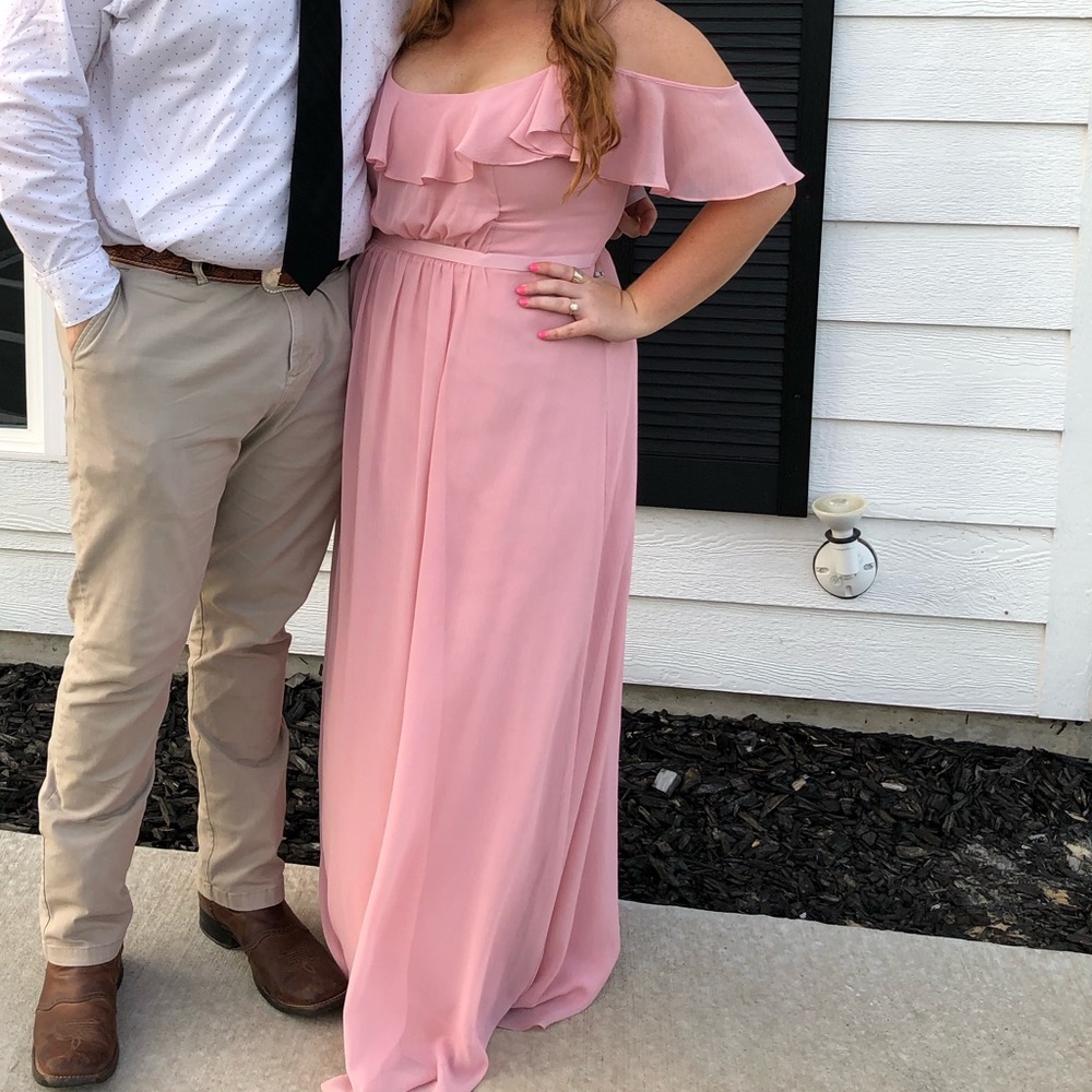 Bridesmaid dress : light pink
